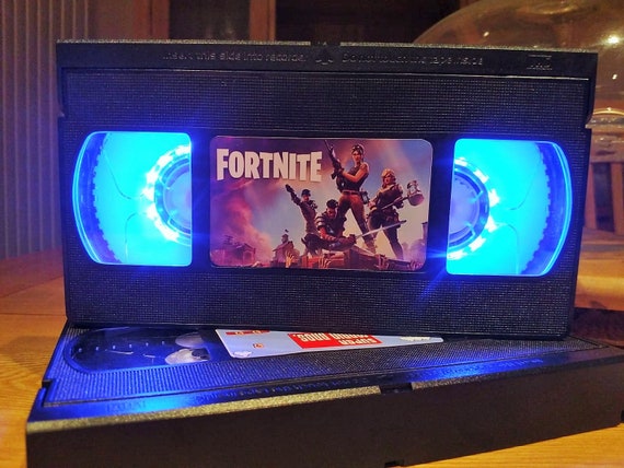 Fortnite Retro Vhs Led Light Living Game Movie Film Tv Etsy - image 0