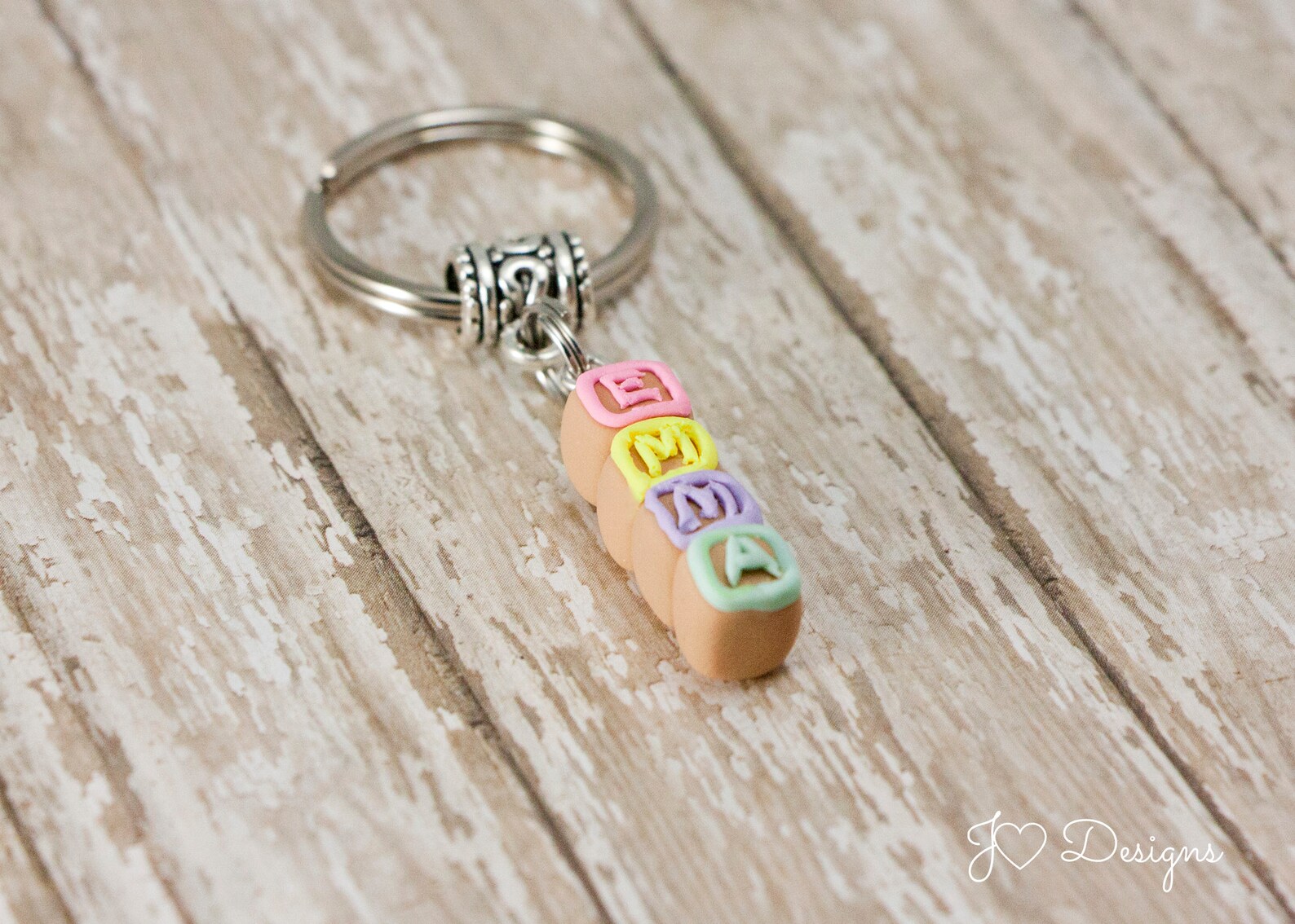Baby Keychain Baby Blocks Personalized Baby Blocks Letters Etsy