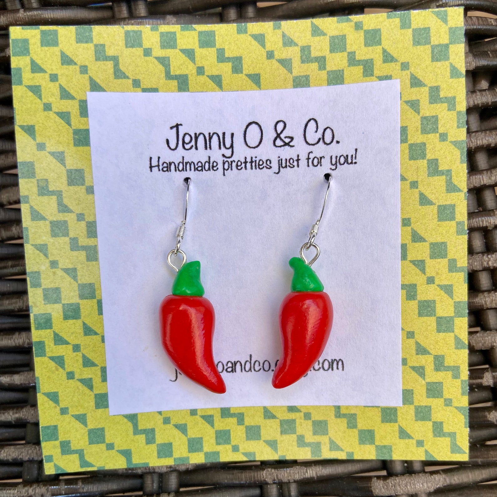 Pepper Earrings Chili Pepper Earrings Red Pepper Earrings Etsy