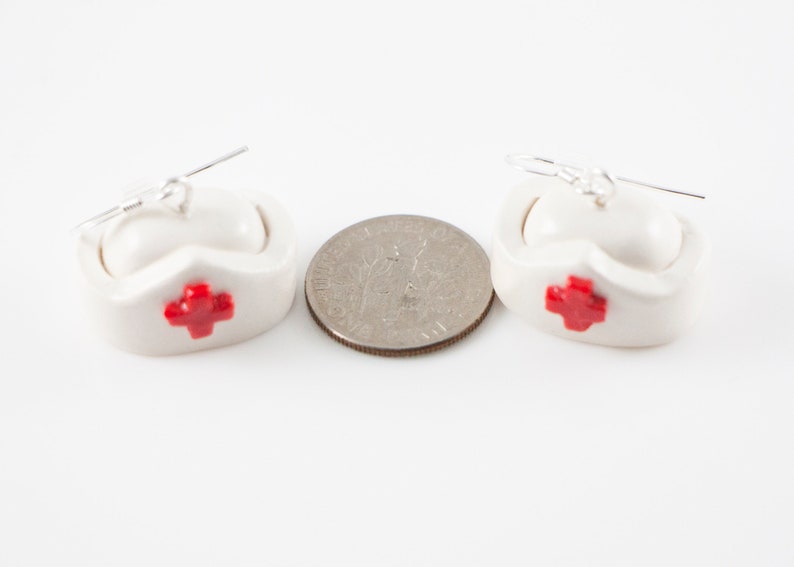 Nurse Cap Earrings Nurse Hat Earrings Nurse Earrings Nurse Etsy