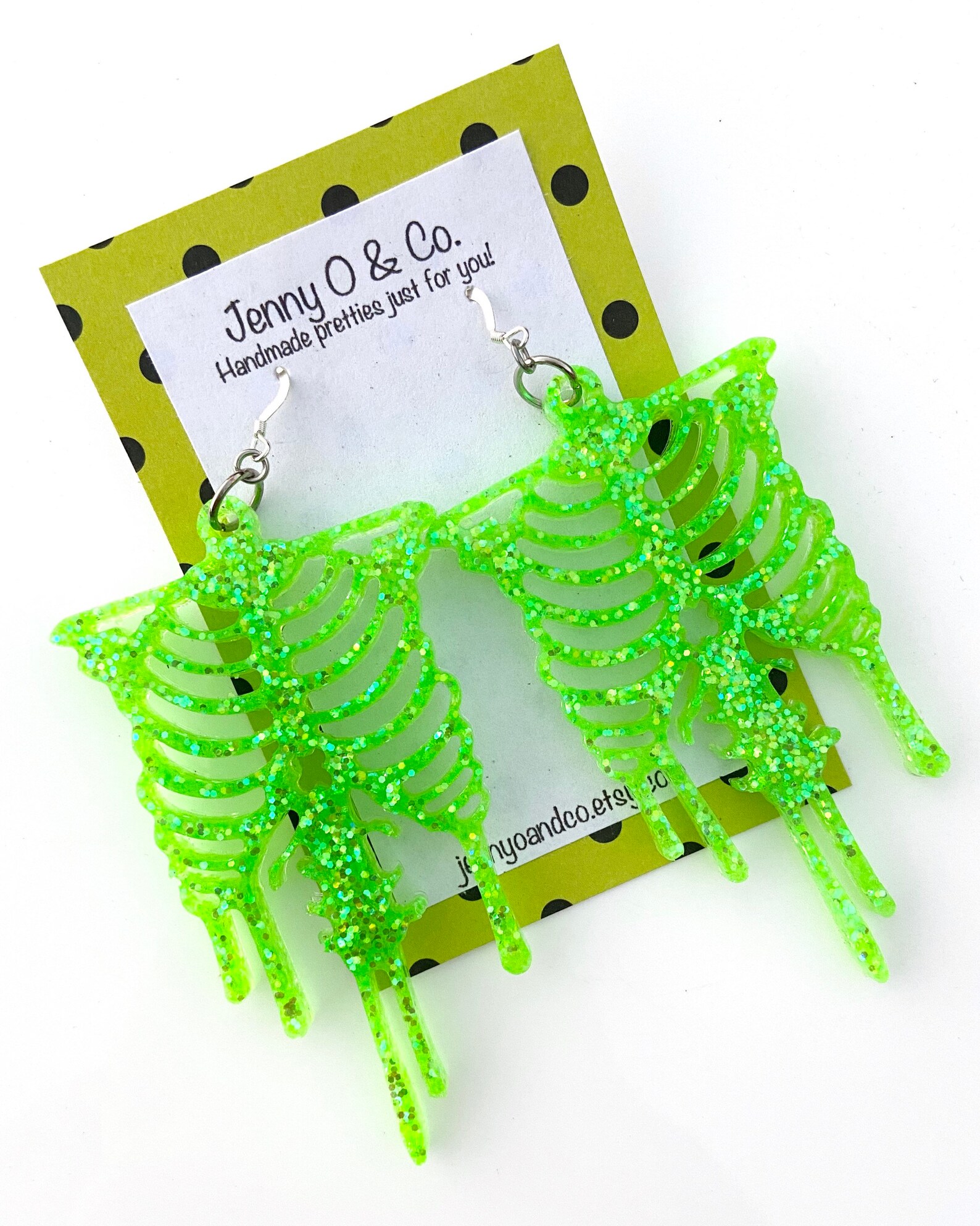 Skeleton Earrings Glitter Skeleton Earrings CHOOSE YOUR Etsy