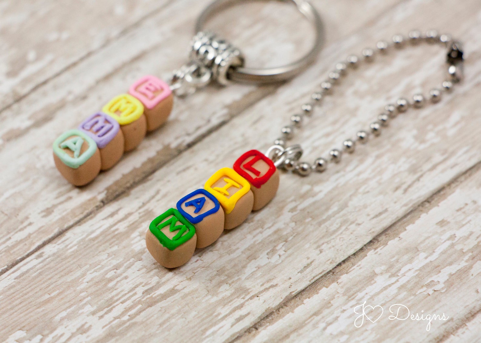 Baby Keychain Baby Blocks Personalized Baby Blocks Letters Etsy