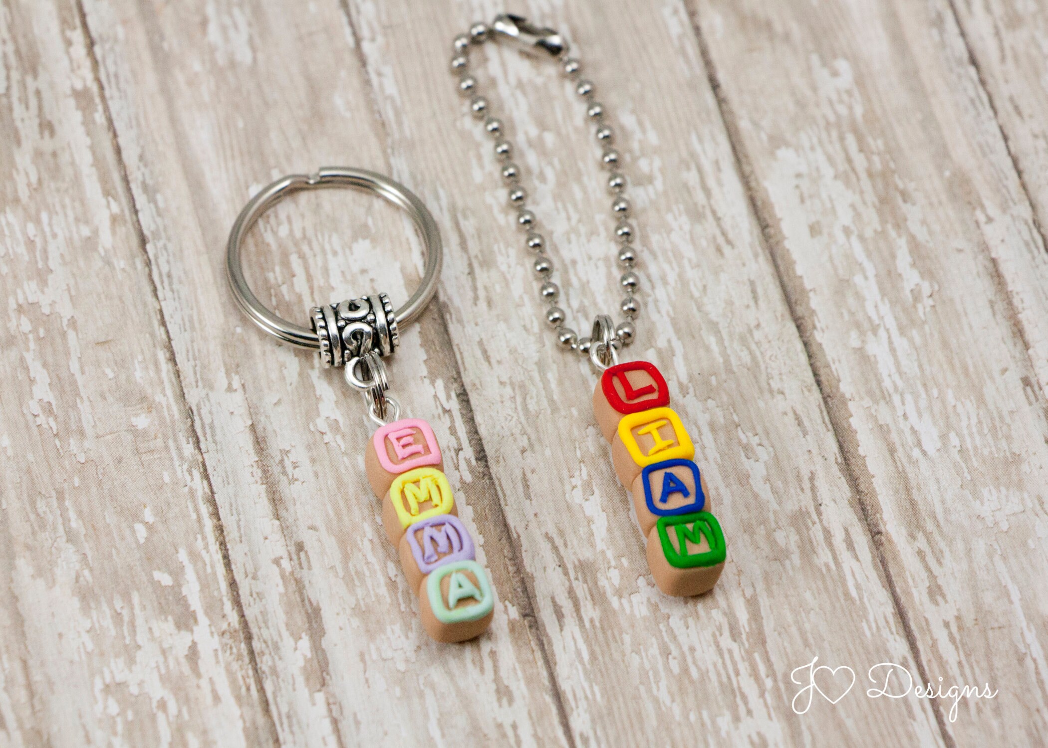 Baby Keychain Baby Blocks Personalized Baby Blocks Letters Etsy