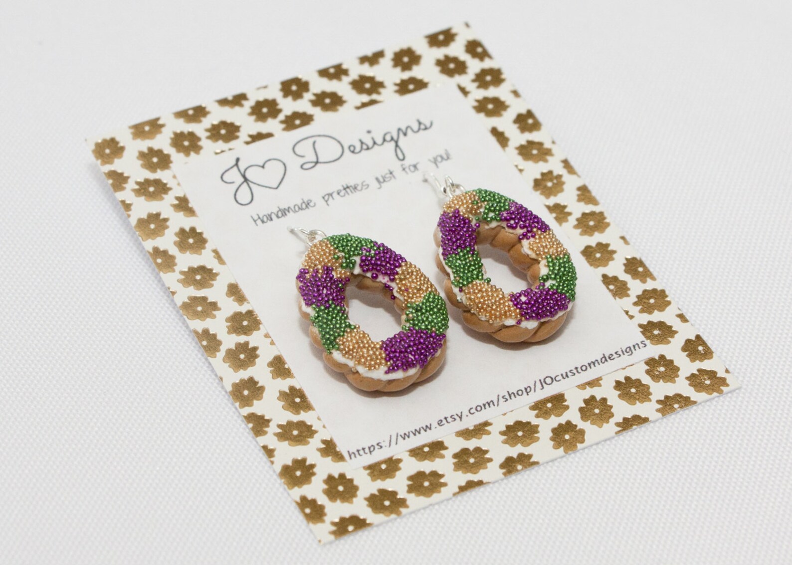 fun mardi gras earrings