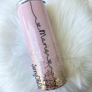 Elegant Ombre Cup, Fancy Ombre Tumbler, Sprinkle Ombre Tumbler, Glitter Tumbler, Glitter Cup, Glitter Mug, Birthday Tumbler,