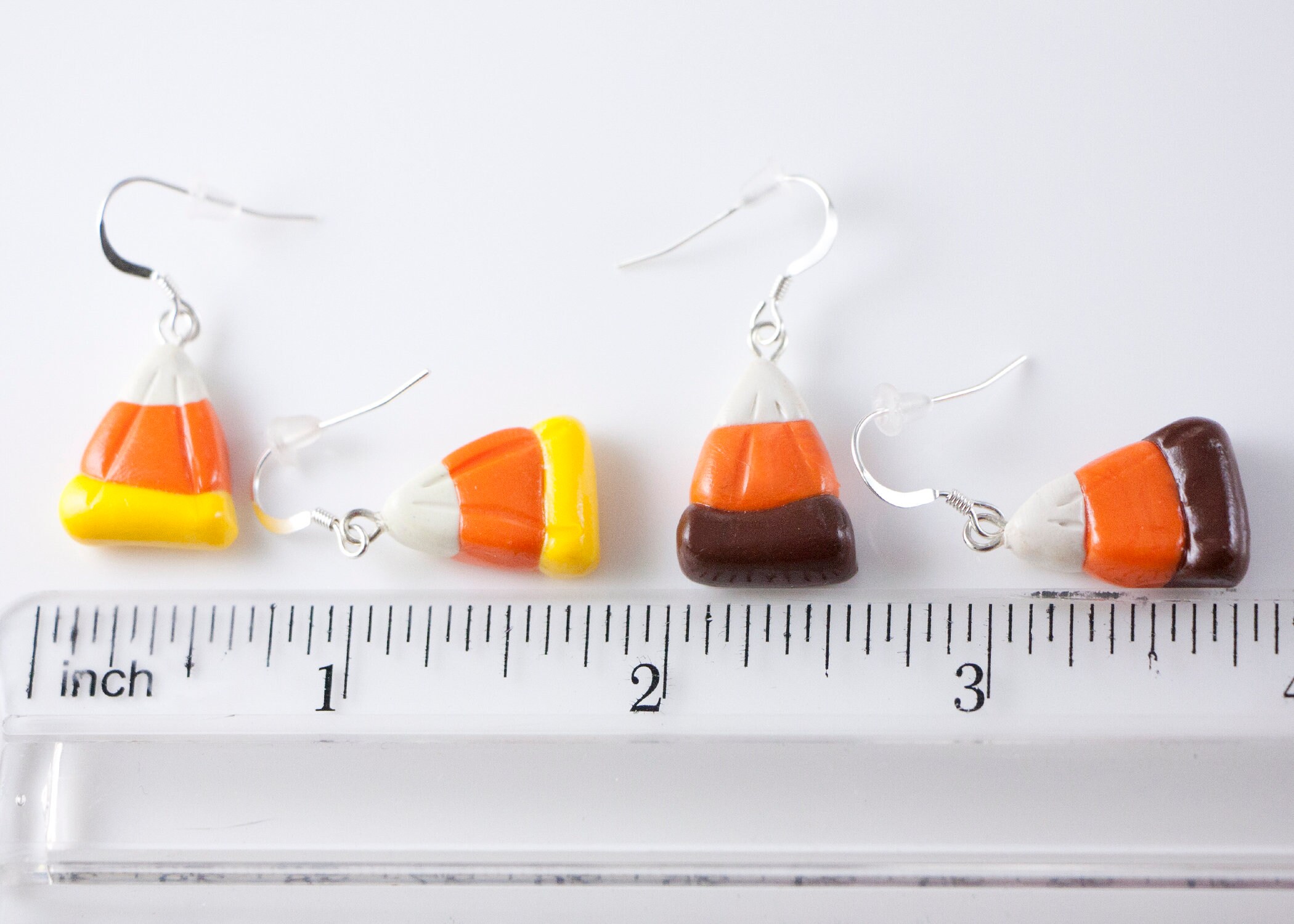 Dangle Candy Corn Earrings Cute Candy Corn Earrings Candy | Etsy