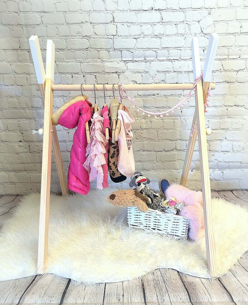 Dog Clothing Rack Mini Wooden Wardrobe Storage Pet | Etsy