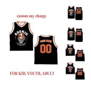 Camiseta de baloncesto personalizada para papá y mamá del novato, con nombre y número personalizados, ideal para el cumpleañero del año.