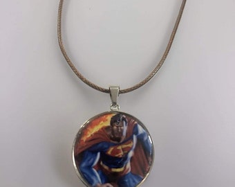 Handmade Super hero Necklace