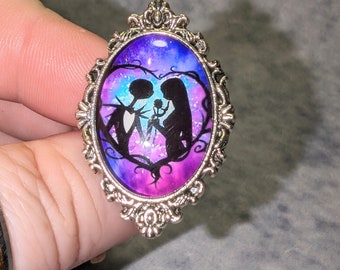 Gothic cartoon Christmas inspired Ring