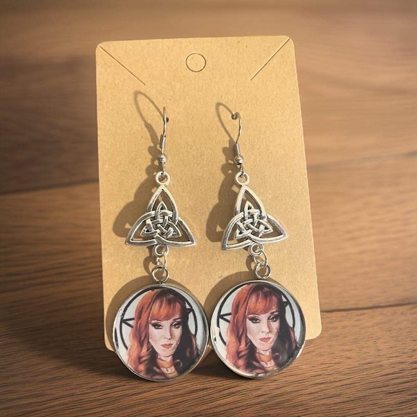 Handmade Rowena McLeod earrings from supernatural