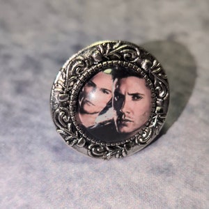 Sam and Dean inspired Supernatural Ring