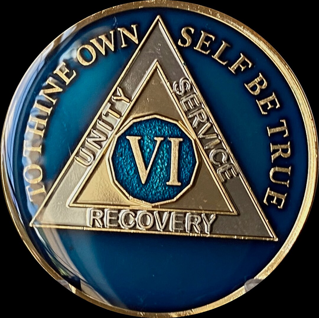 Cool Blue Fire Tri-Plate Recovery Medallion - View #9