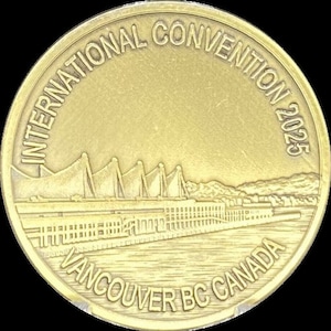 International Convention 2025 - 90 Years Language Of The Heart Bronze AA Medallion