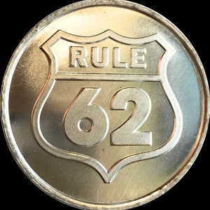 Bulk Lot of 25 Aluminum Rule 62 Don&#39;t Take Yourself Too Damn Serious AA Medallions