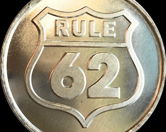 Bulk Lot of 25 Aluminum Rule 62 Don't Take Yourself Too Damn Serious AA Medallions