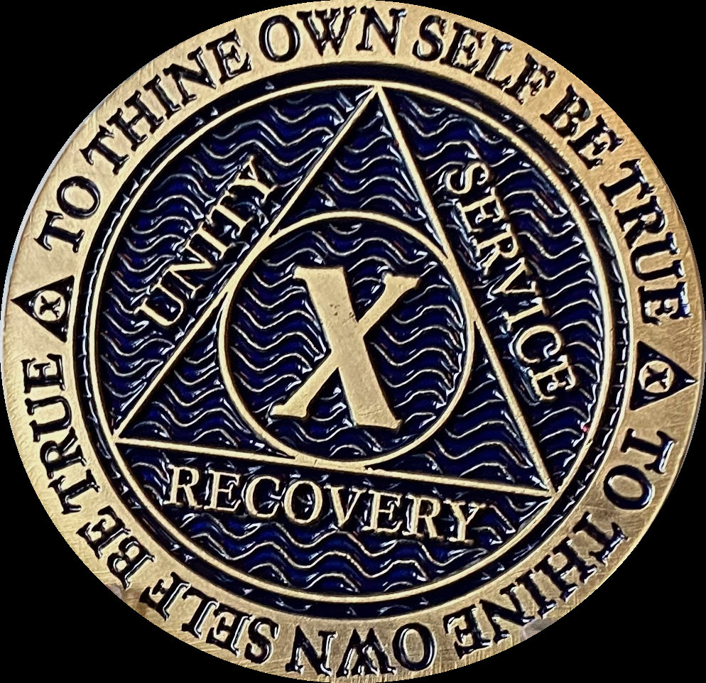 1 2 3 4 5 6 7 8 9 または 10 年 AA メダリオン アンティーク ブロンズ