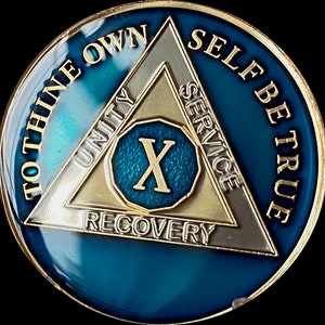 AA Chip Holder Tray, Coin Holder, Sobriety NA Recovery Men Women, Gift for  Recovering Alcoholic, Recovery Medallion, AA Chip Display Token 
