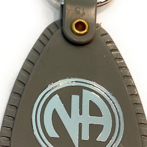NA 18 Month Clean Time Keytag Gray Color Eighteen Months Keychain