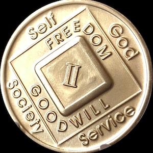 1 - 39 Year NA Narcotics Anonymous Clean Time Medallion Sobriety Chip