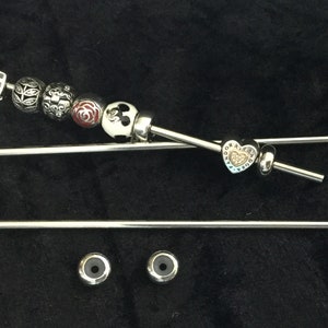 Charm and bead display bar