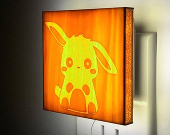 Bunny Nightlight, cute decor, kids and baby light, Easter gift, baby shower