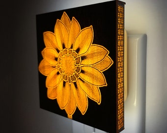 Wild Flower (Night Light, Daisy, Art Prints, Girl Gift, Flower Girl, SVG Flowers, Flower Gift, Floral Gift, Garden Decor)