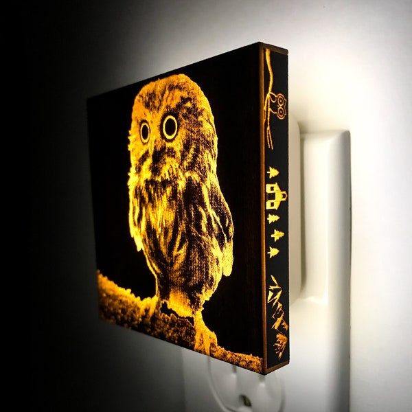 Owl Night Light, svg, cadeaux, lanterne décorative