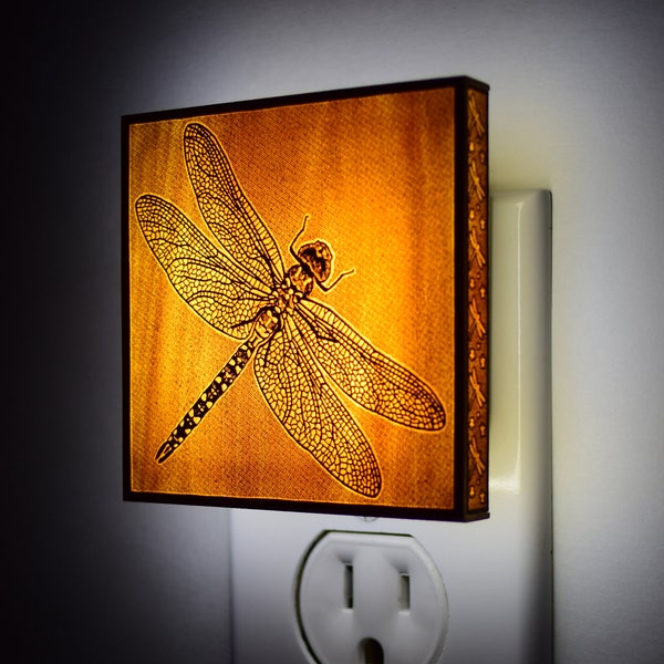 Veilleuse libellule, Art mural, bug, Lampe insecte