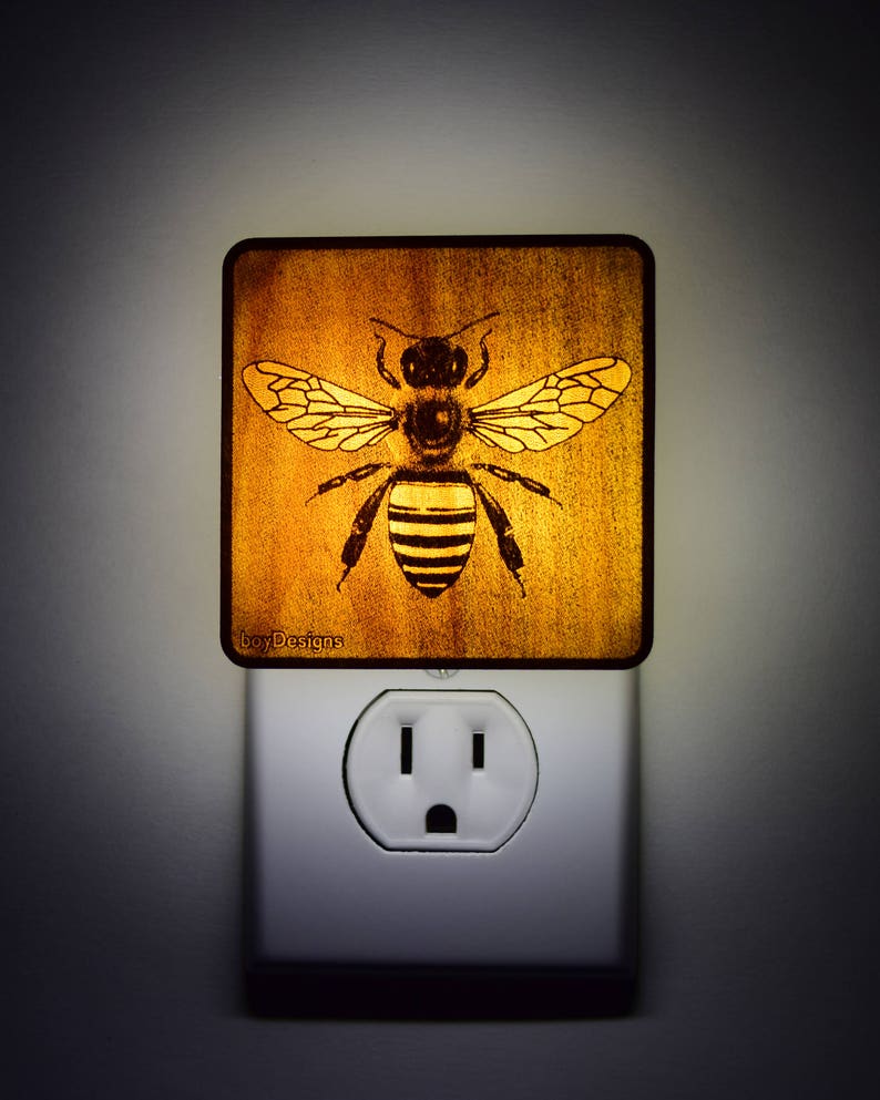 The Bee Night Light garden, insect, bug, bugs lantern image 3