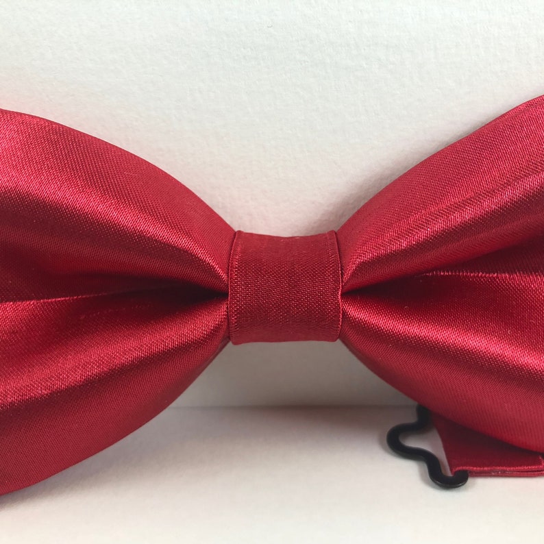 Red pre-folded hand made pocket square