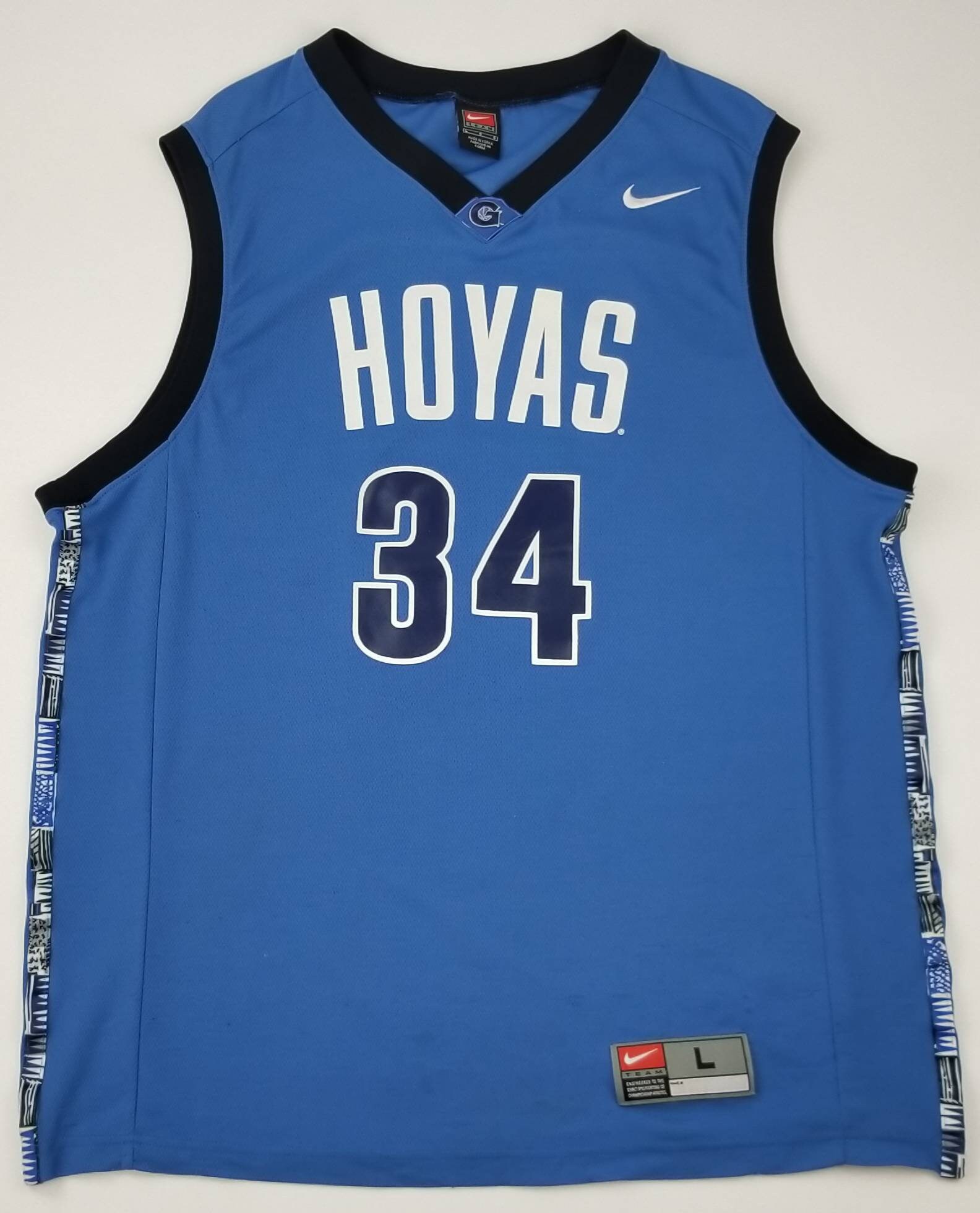 allen iverson georgetown shirt
