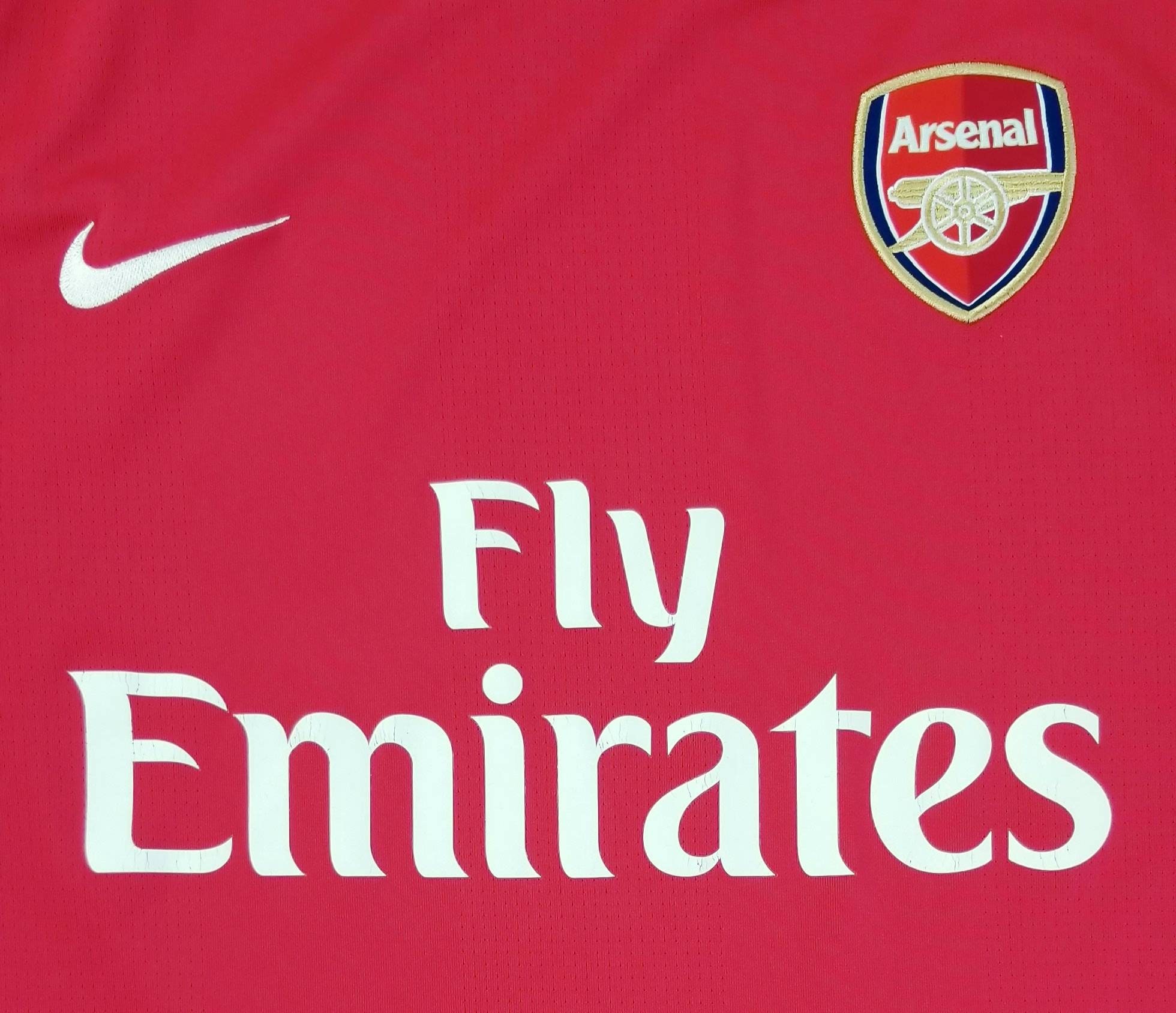 Vintage NIKE Arsenal FC Fly Emirates Fútbol Jersey. Tamaño Etsy
