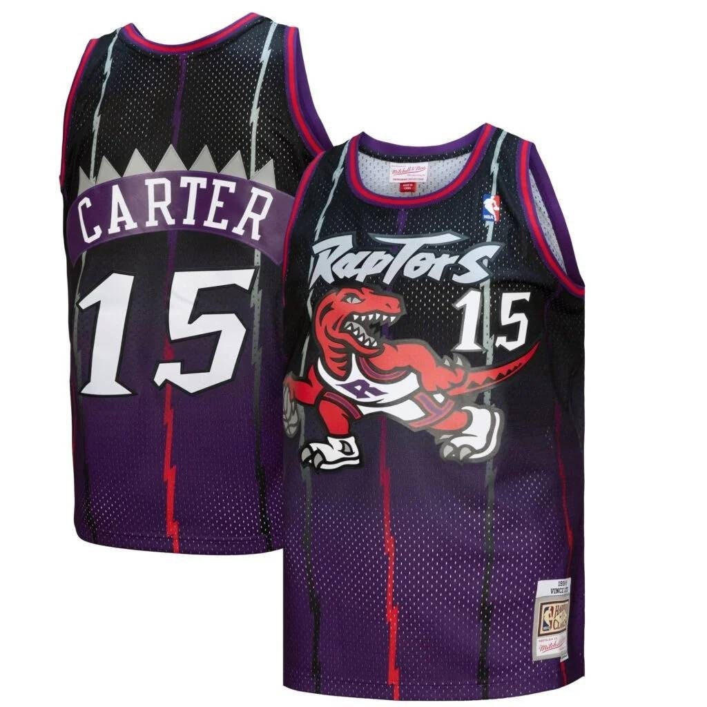 Vintage Champion NBA Vince Carter Toronto Raptors Jersey Youth Large 14-16