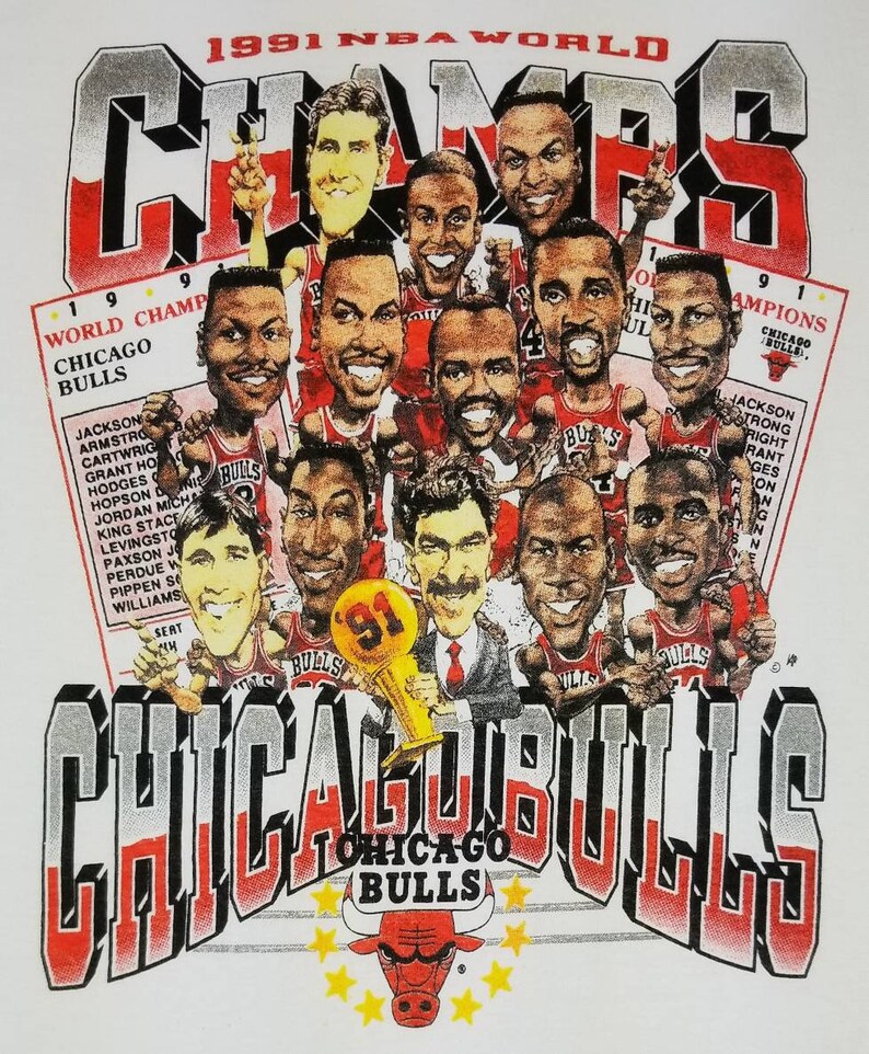1991 nba champions chicago bulls card