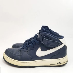 Nike Air Force 1 '07 Mid AF1 Blue Basketball Sneakers. Men's Size 13 315123-404 image 4