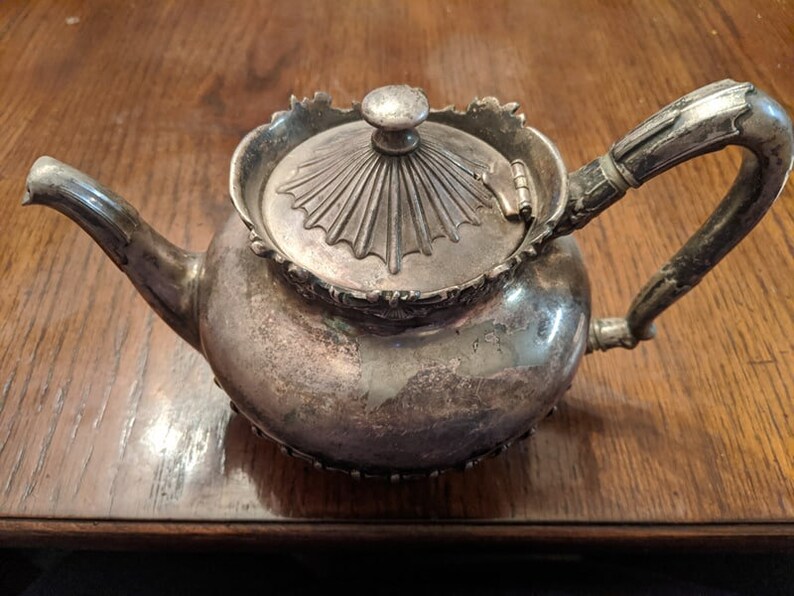 RARE Reed & Barton Silver Teapot / Hotel Teapot / Soldered Etsy