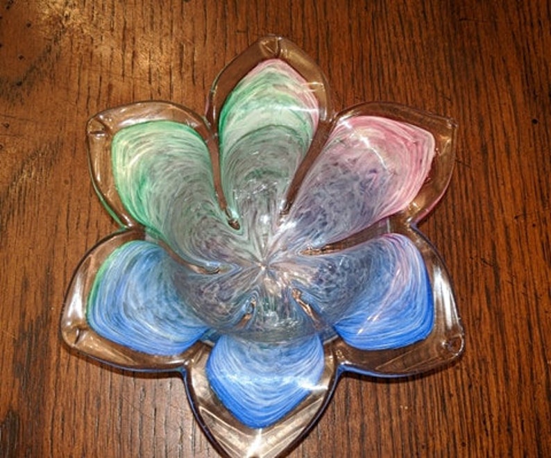 Murano Flower Bowl / Authentic Murano / Glass Murano Bowl / | Etsy