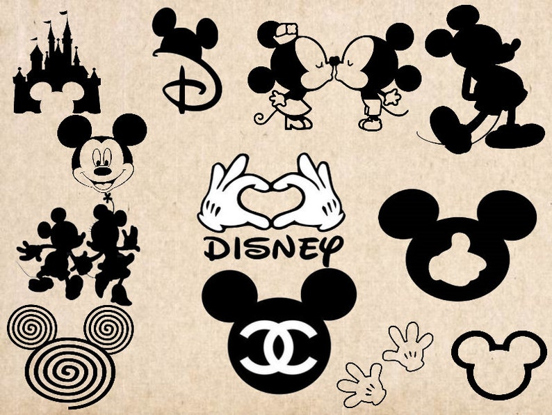 Download Disney Cutfiles For Silhouette Minnie Mouse Cutfiles Mickey Mouse Svg Cameo Cricut Disney Svg Clipart Disney World Cutfiles