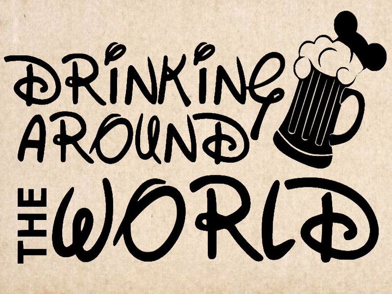 Download Craft Supplies Tools Kits How To Cameo Disney Clipart Silhouette Dxf Epcot Svg Cricut Disney Svg Beer Around The World