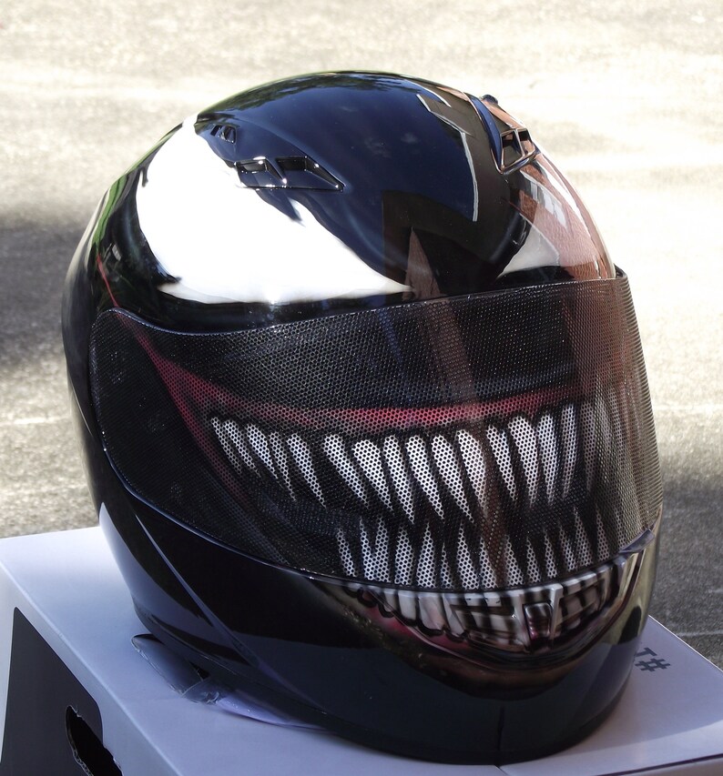 Venom Movie Style Custom Airbrush Painted Motorcycle Helmet - Etsy