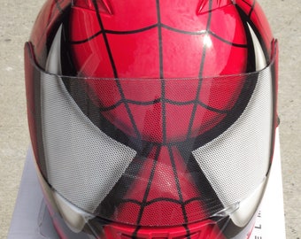 Spider Man Custom Airbrush Painted Motorcycle Helmet
