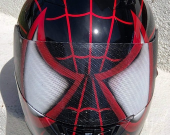 スパイダーマンカスタムペイントバイクヘルメット！