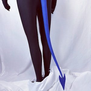 Blue spaded night crawler inspired tail