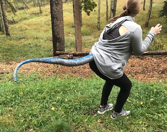 Blue the Velociraptor tail