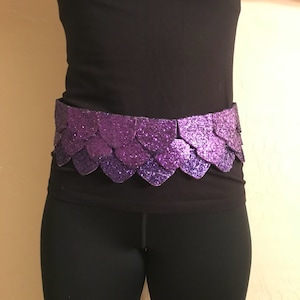 Purple scale belt