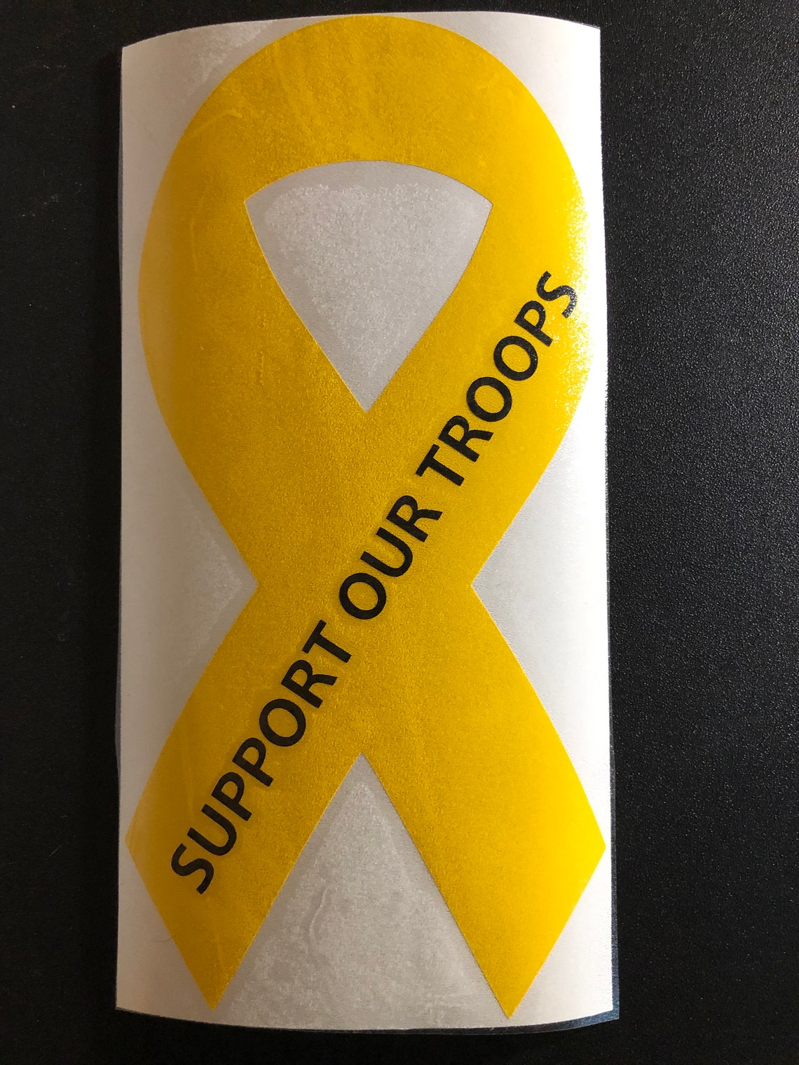 Support Our Troops Yellow Ribbon Etsy