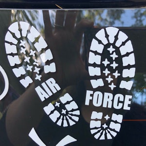 Air Force boots vinyl decal space force