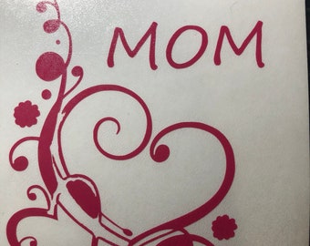 Air Force Mom vinyl window decal