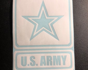 Proud US Army mom window decal